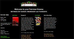 Desktop Screenshot of fairviewcinema.com